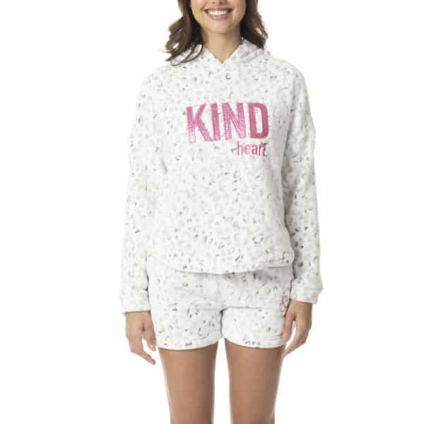 Pijama Polar Con Capucha Lady Genny
