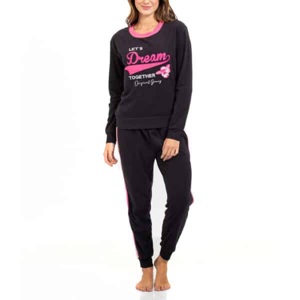 Pijama Micropolar Floral Confort - Imagen 5