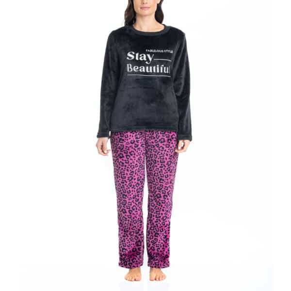 Conjunto Pijama Polar 'stay Beautiful' - Imagen 5
