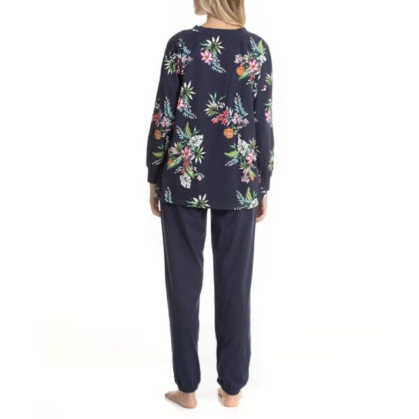 Conjunto Pijama Algodón Floreado Lady Genny - Imagen 2