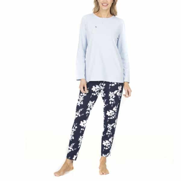 Pijama Lady Genny Encaje Y Floral - Imagen 2