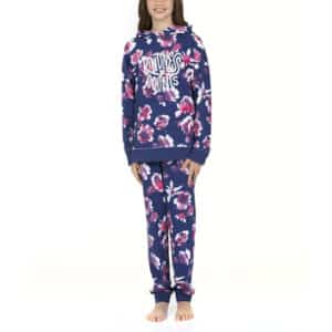 Pijama Algodón con Capucha Niñas