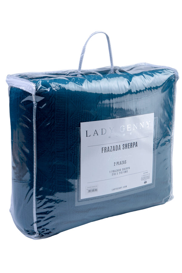 Frazada Sherpa Lady Genny 1,5 Plazas