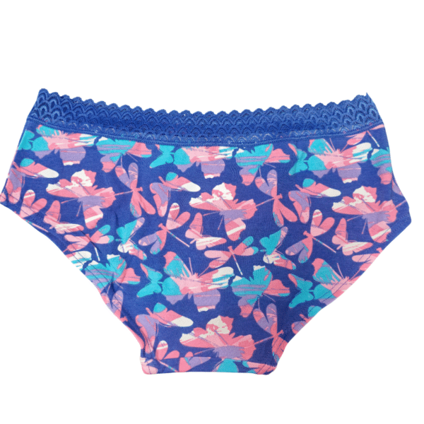 Pantaleta niña estampada con encaje - Imagen 5