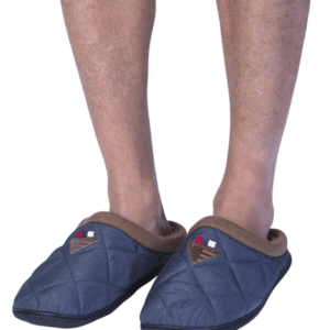 Pantufla Para Hombre Invierno Abierta
