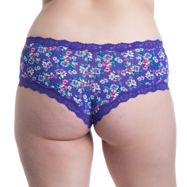 Pantaleta Invisible de Microfibra y Encaje - Imagen 2