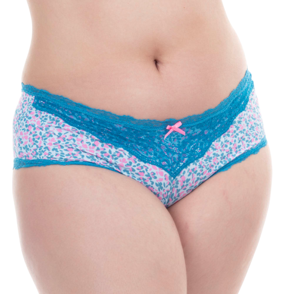 Pantaleta Invisible de Microfibra y Encaje - Imagen 8