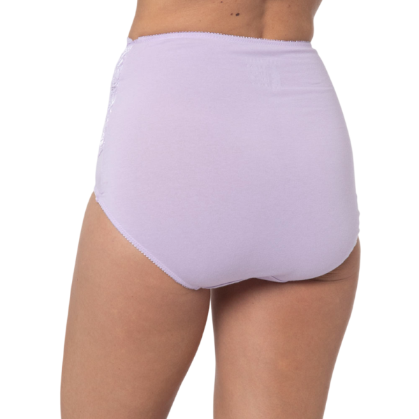Pantaleta Maxi de Algodón con Encaje - Imagen 6
