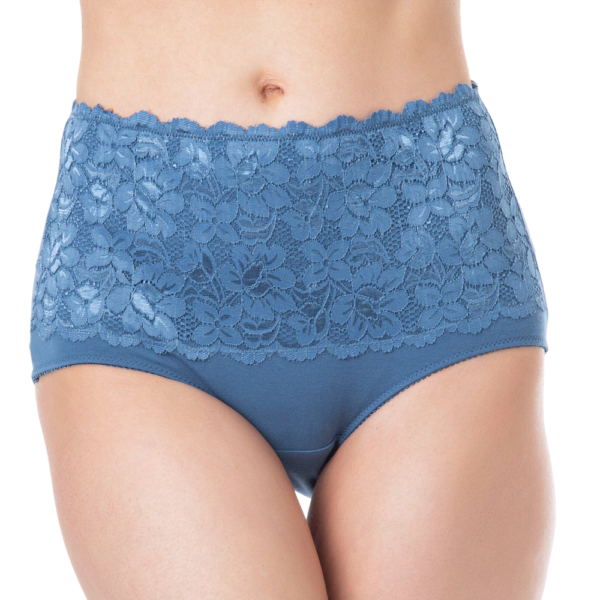 Pantaleta Maxi de Algodón con Encaje - Imagen 14