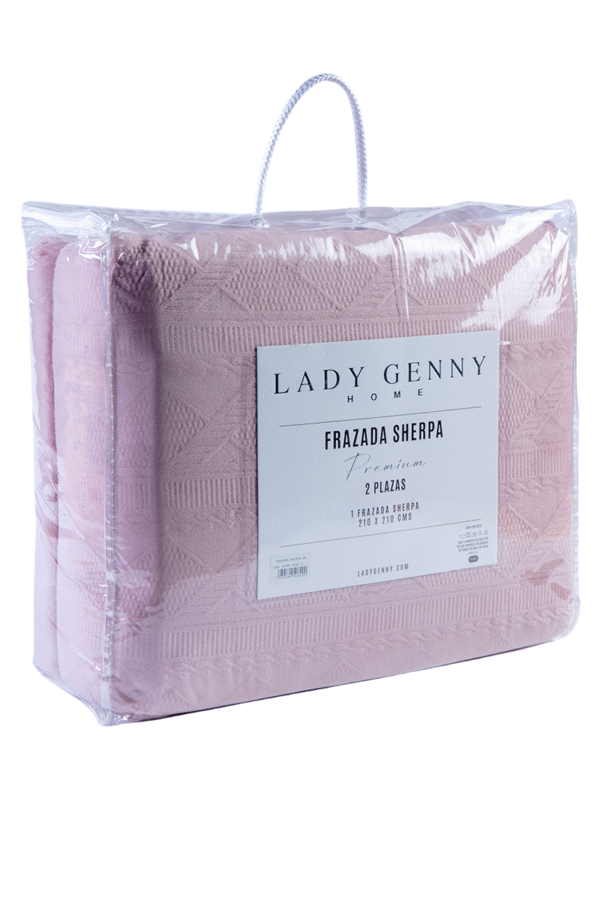 Frazada Sherpa Lady Genny 2 Plazas - Imagen 5