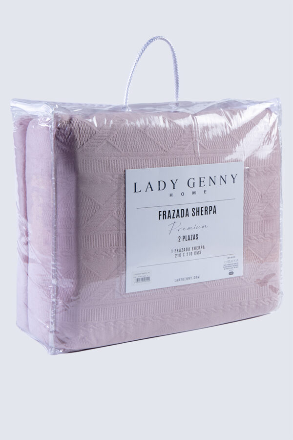 Frazada Sherpa Lady Genny King - Imagen 2