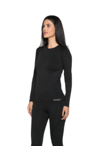 Camiseta Primera Capa Mujer Compresión Cobre - Imagen 3