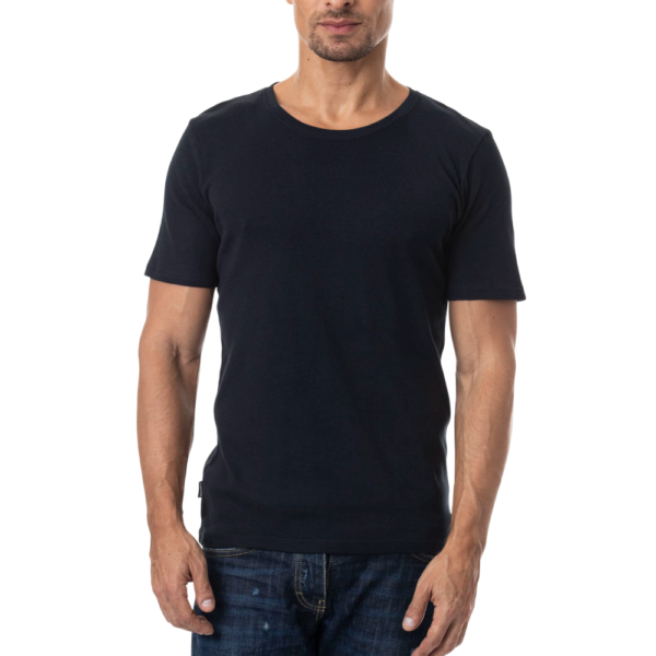 Camiseta Cotton Rib Cuello Redondo Manga Corta - Imagen 2