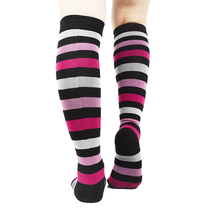 Bucaneras de Compresión Líneas Rosadas - Imagen 2