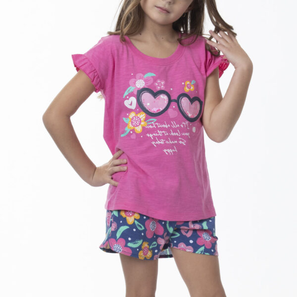 Pijama Cotton Estampado Corazon - Imagen 4