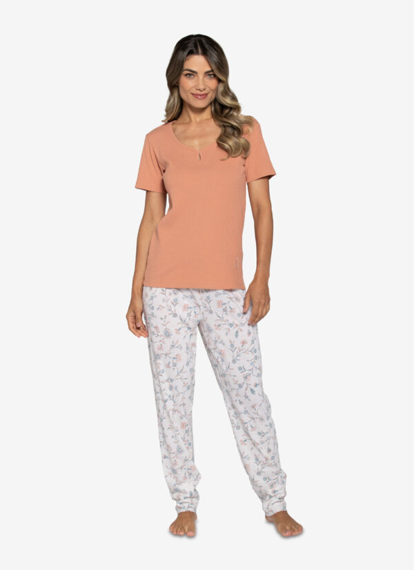 Pijama De Algodón Suave Mujer