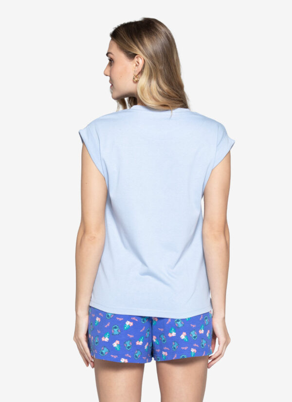 Pijama Short Algodón Y Viscosa - Imagen 2