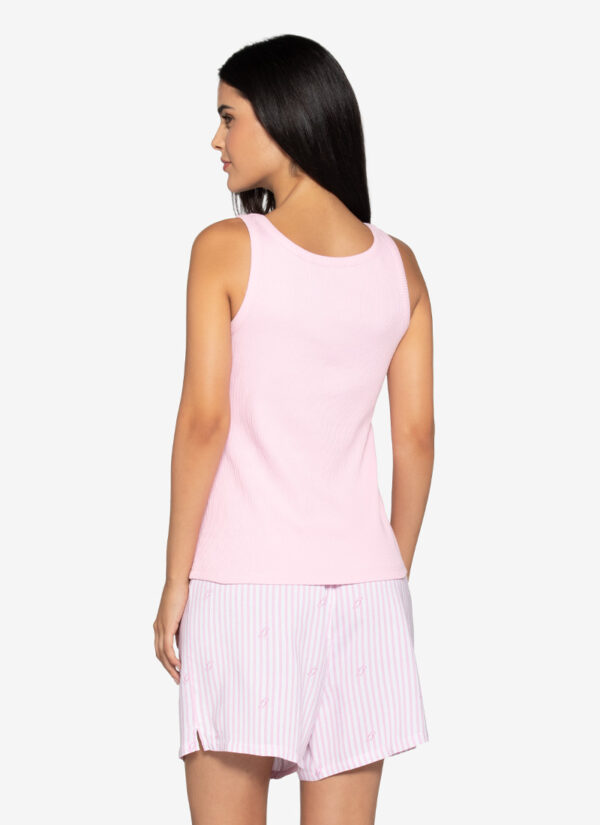 Pijama Short Algodón Y Viscosa - Imagen 6