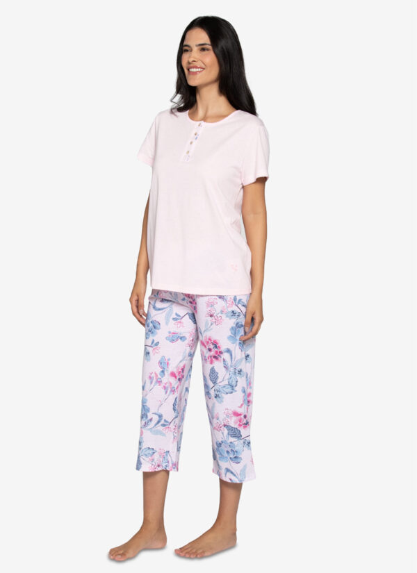 Pijama Verano Mujer Diseño Floral