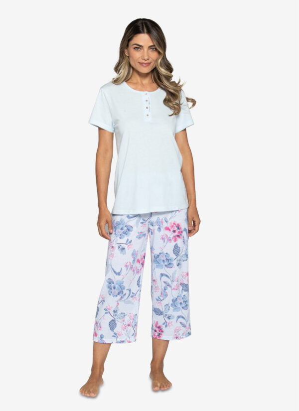 Pijama Verano Mujer Diseño Floral - Imagen 4