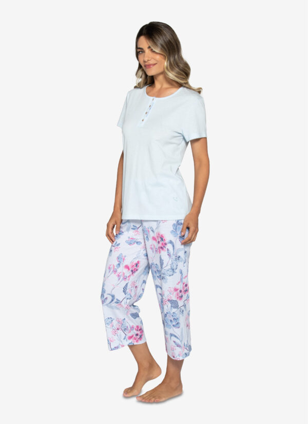 Pijama Verano Mujer Diseño Floral - Imagen 5