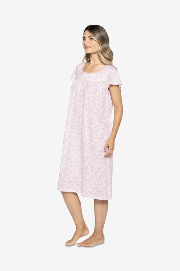 Camisa de dormir Floral Algodón Suave - Imagen 4