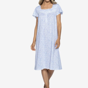 Camisa de dormir Floral Algodón Suave