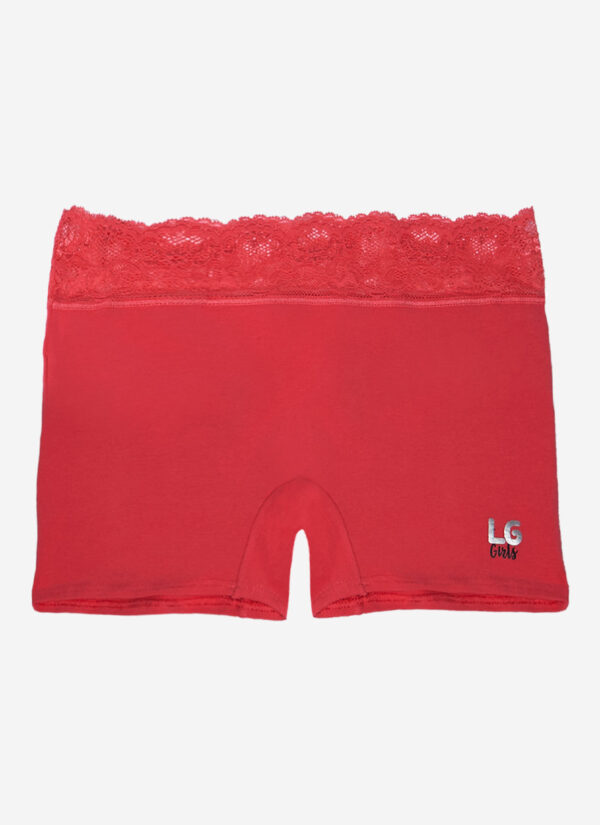 Pantaleta Infantil De Algodón Con Encaje - Imagen 7