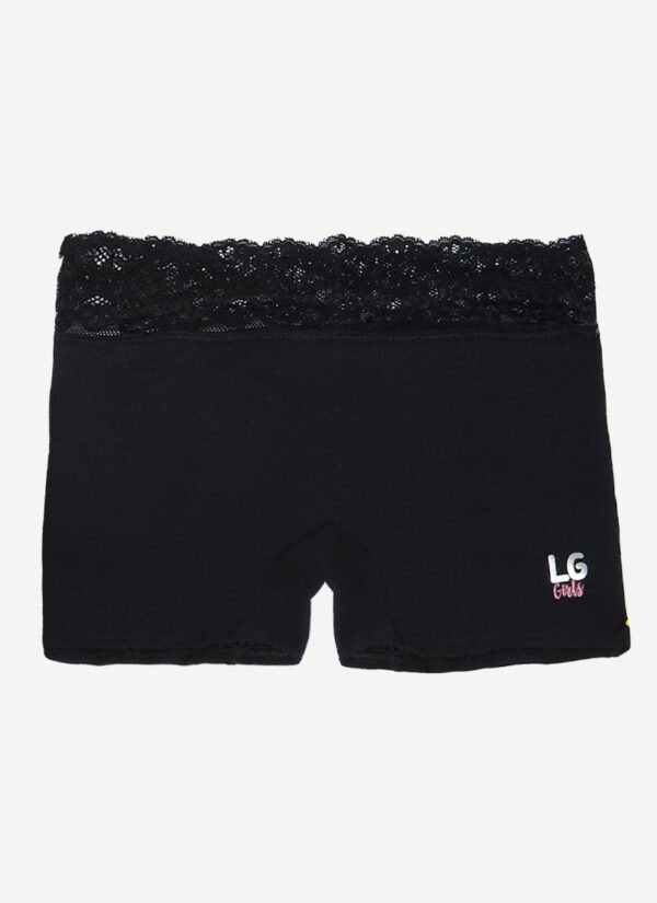 Pantaleta Infantil De Algodón Con Encaje