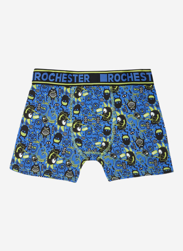 Bóxer Infantil De Algodón Estampado - Imagen 2