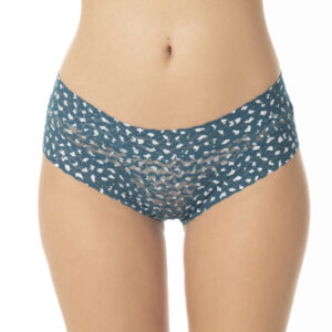 Pantaleta De Encaje Con Detalles Plateados - Imagen 10