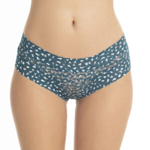 Pantaleta De Encaje Con Detalles Plateados - Imagen 8