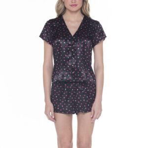 Pijama Satin Corto Mujer