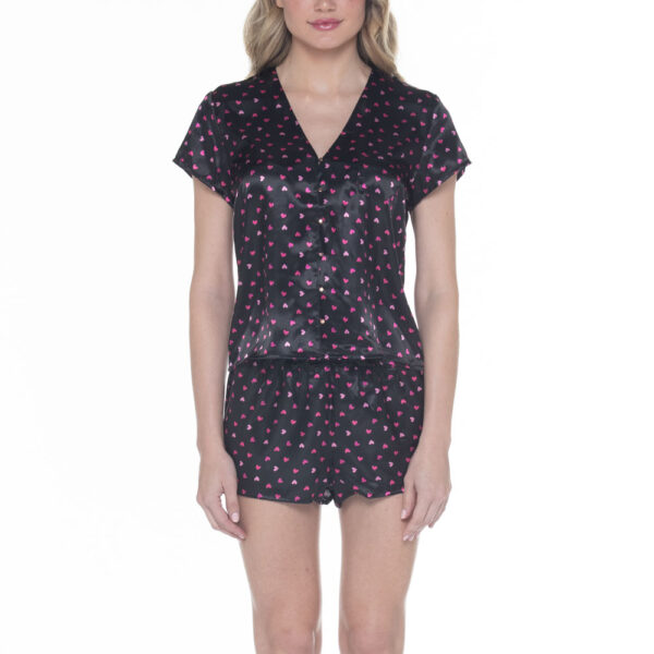 Pijama Satin Corto Mujer