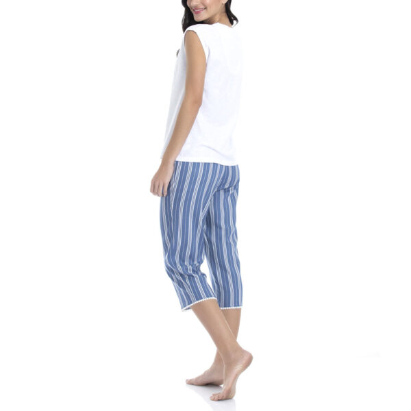 Pijama De Verano En Cotton Y Viscosa - Imagen 5