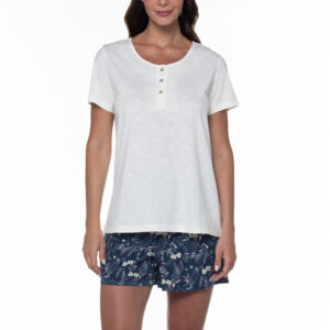 Pijama Con Polera Y Short Estampado