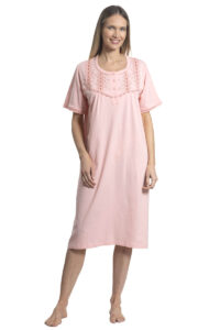 Camisa Algodón Liso Con Pasacinta Macrame Y Bordado - Imagen 2