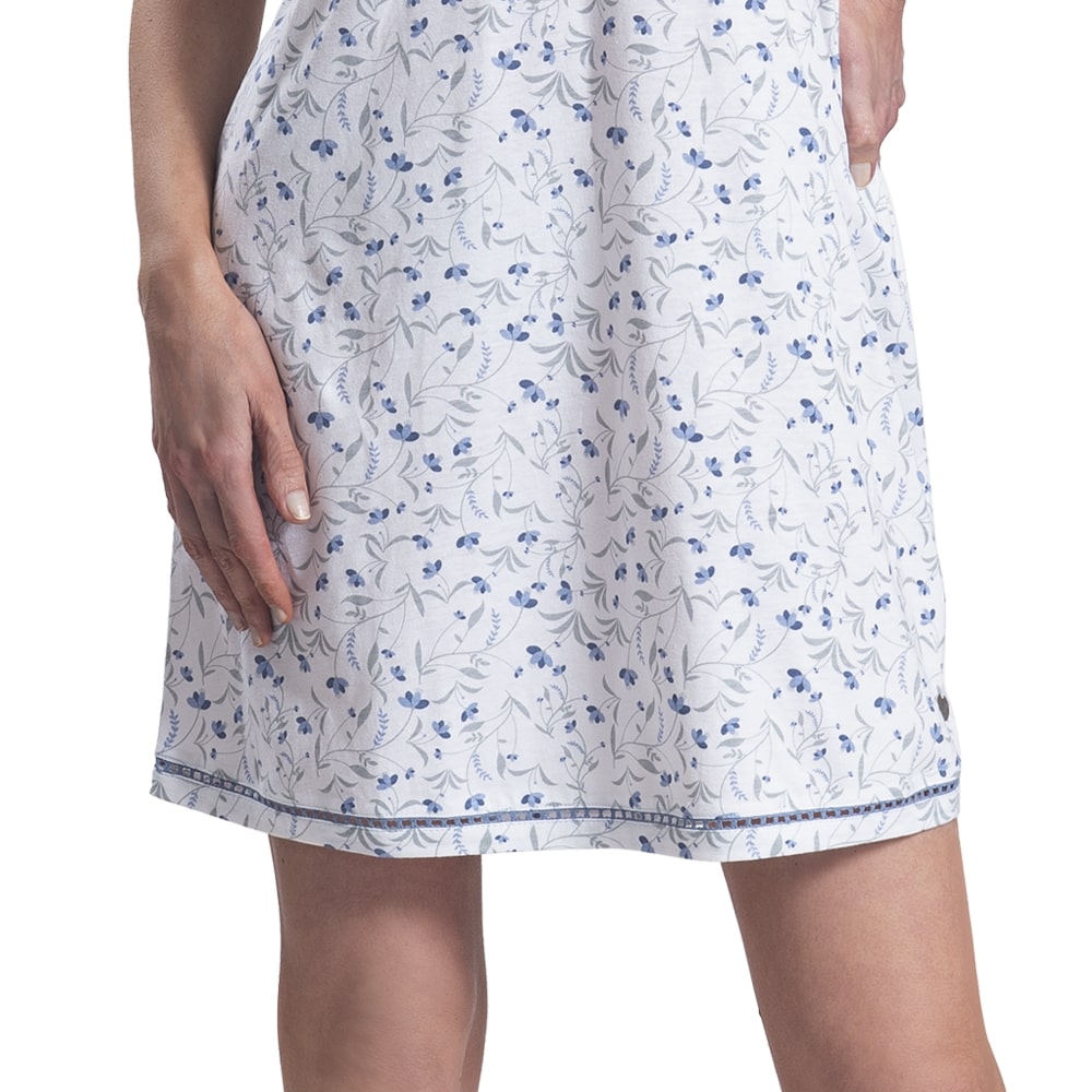 Camisola Algodón Est. Manga Corta Con Botones Y Deshilado - Imagen 3