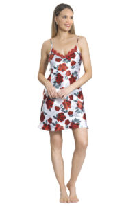 Camisola Satin Estampado Rosas Pabilo - Imagen 4