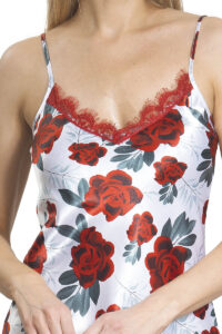 Camisola Satin Estampado Rosas Pabilo - Imagen 3
