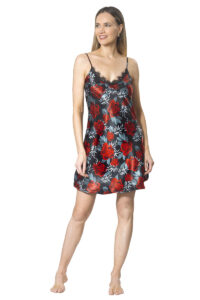 Camisola Satin Estampado Rosas Pabilo - Imagen 5