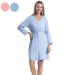 Bata Algodón con Ribete Estampado | Confort y Estilo