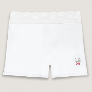 Pantaleta Infantil De Algodón Con Encaje