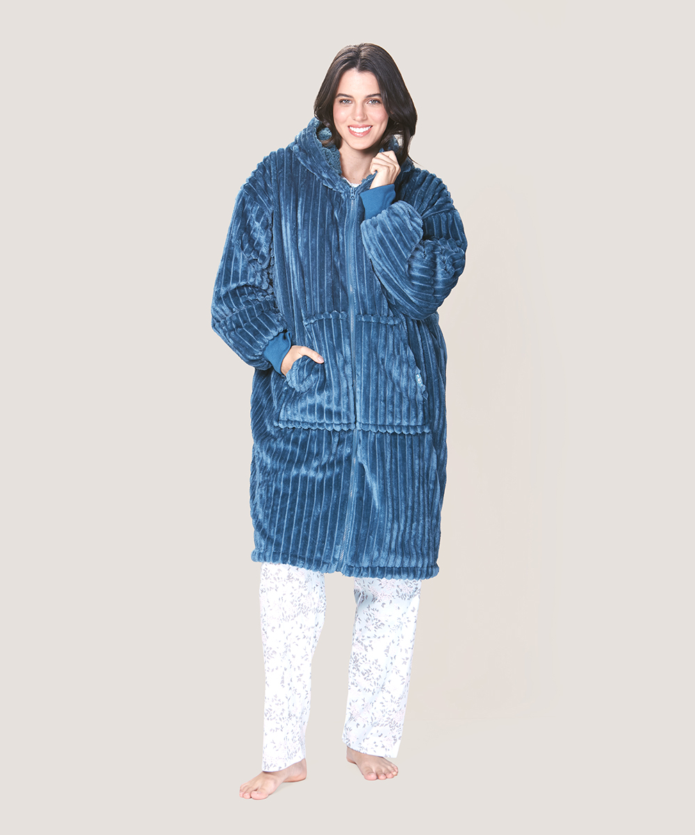 Bata Polar Con Cierre | Abrigo Envolvente Para El Frío - Imagen 6