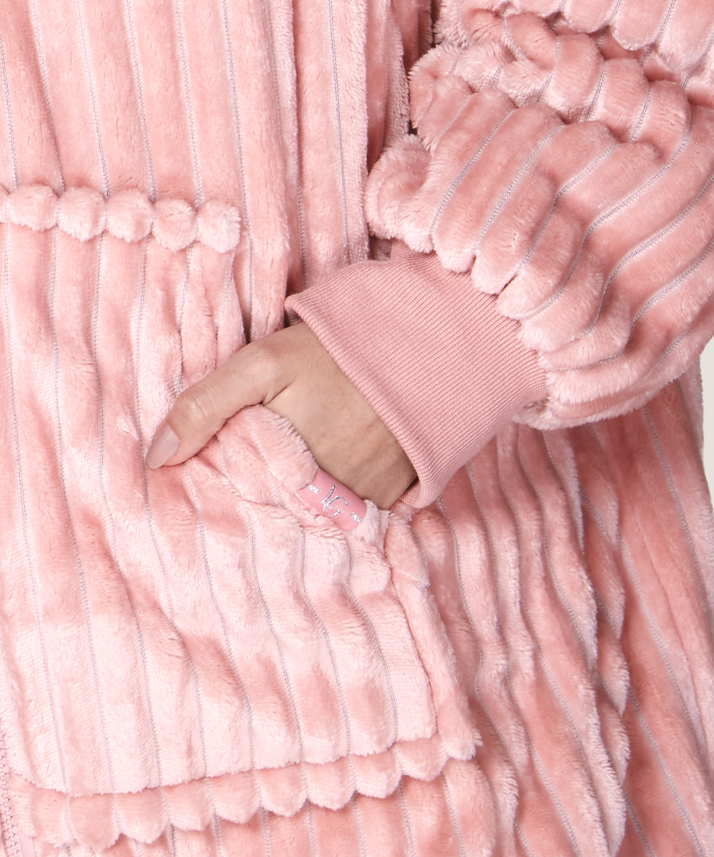 Bata Polar Con Cierre | Abrigo Envolvente Para El Frío - Imagen 4