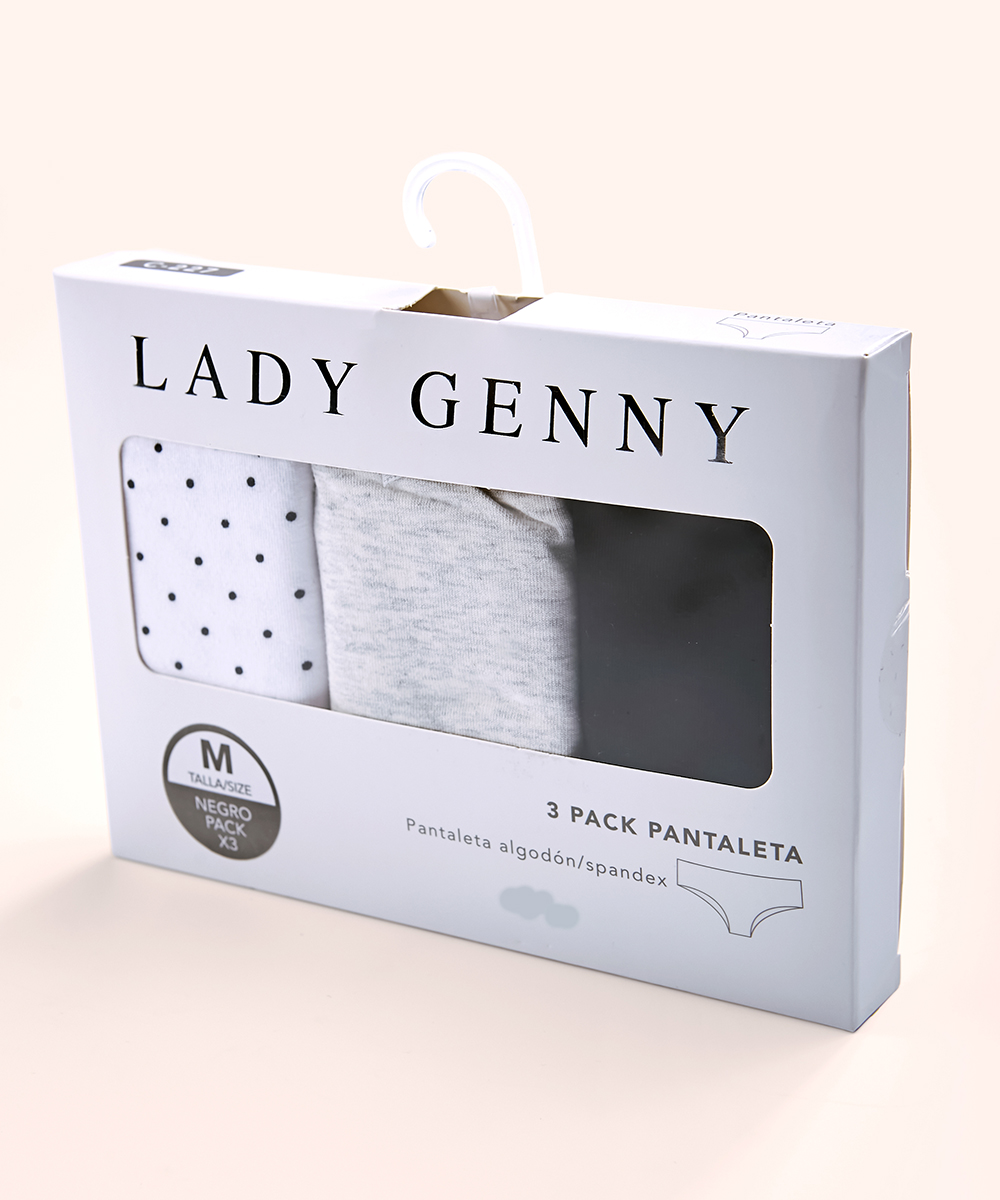 Tripack Pantaleta Cotton Spandex | Comodidad Diaria