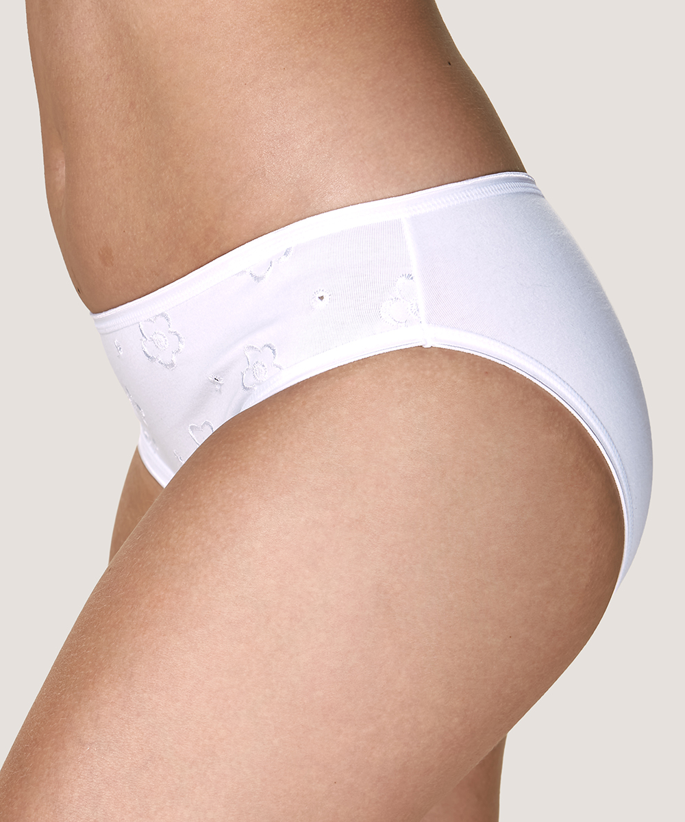 Calzón Bikini Algodón Bordado | Comodidad Diaria - Imagen 3