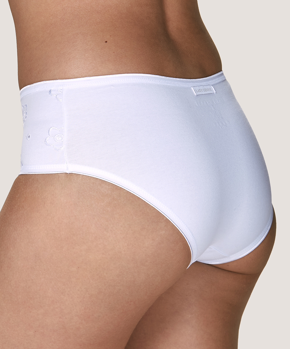 Calzón Algodón Bordado LADY GENNY | Confort y Estilo