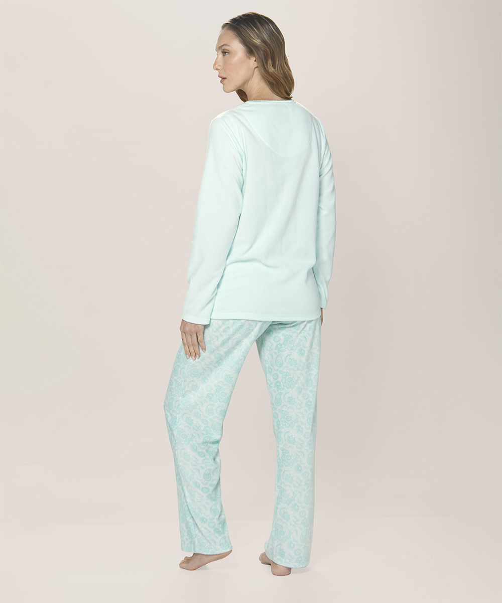 Pijama De Mujer Invierno Micropolar - Imagen 6