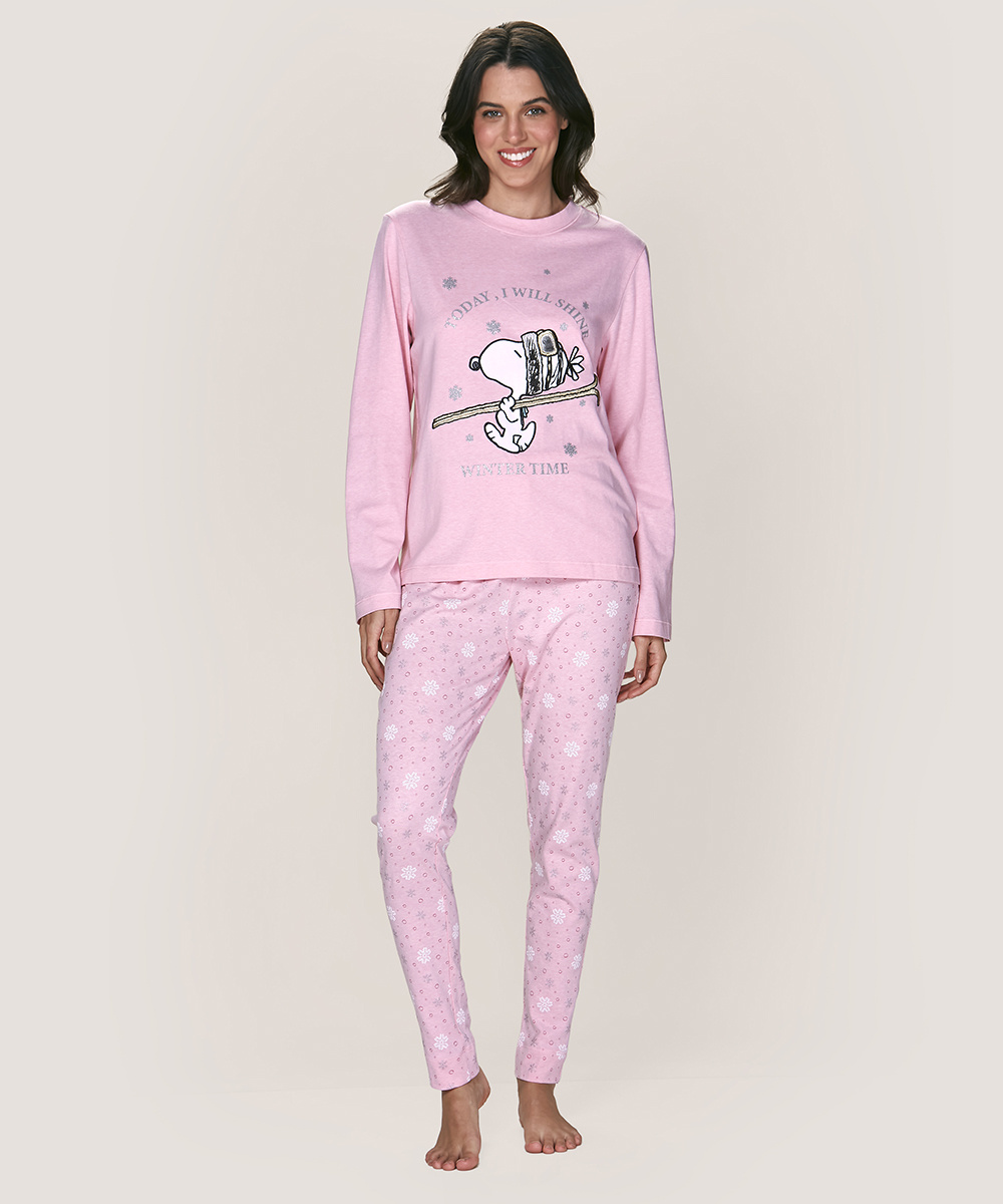 Pijama Cotton Snoopy Mujer | Comodidad Y Calidez - Imagen 7